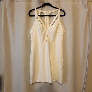 Fun white cutout dress